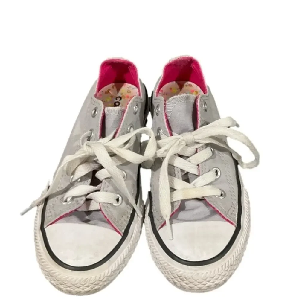 Converse Girls Shoes Sneakers Double Layer Tongue Confetti Size 12